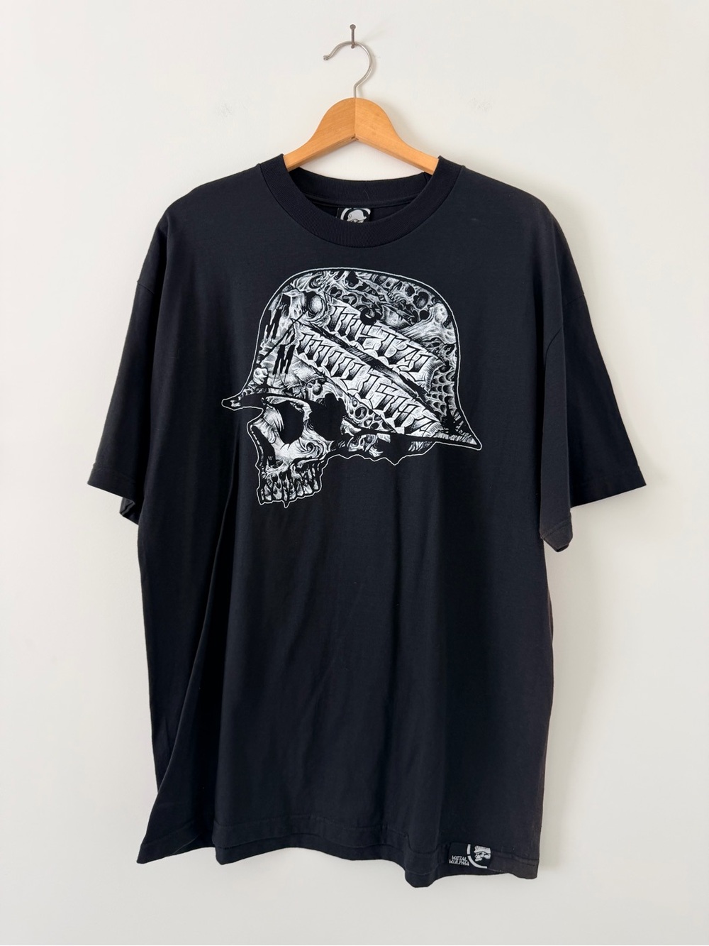 Metal Mulisha Black Skull Helmet T-Shirt